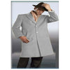 Light Grey Alberto Nardoni Full Length Coat - Mens Topcoat