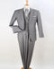 Light Grey Suit - Silver Gray Suit For Wedding - Mens Two Button Classic Fit Light Grey Vested Suit