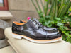 Lightweight Lace-up Cap Toe Oxford Carrucci