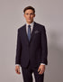 Mens Linen Suit For Beach Wedding - Summer Suit in Navy Linen