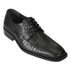 Los Altos Black Crocodile Bike Toe Shoes