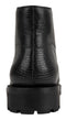 Los Altos Black Genuine Lizard & Stingray Ankle Boots