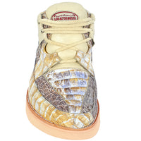 Los Altos Casual Natural Genuine All-Over Crocodile Shoes
