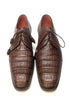 Los Altos All-Over Crocodile Lace Up Dress Shoes