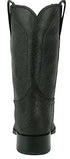 Los Altos Men’s Genuine Single Stone Sting Ray Black Roper Toe Boots
