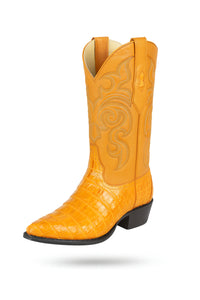 Botas de Cocodrilo - Caiman Cola Horma Puntal- A
