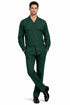 Mens Luxury Hunter Green Wool Two-Piece Leisure Walking Suit
