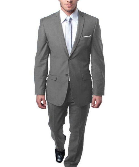 Ultra Slim Light Grey Men's Suit