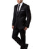 Black with Black Satin Slim Men's Suit Tazio Suits - Paul Malone.com