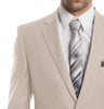Classic Solid Tan Modern Fit Men's Suit
