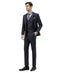 Men's Slim Fit Solid Charcoal 3 Piece Suit