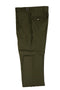 Tiglio Luxe Olive Semi-Wide Leg Wool Marbella Dress Pants