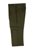 Tiglio Luxe Olive Semi-Wide Leg Wool Marbella Dress Pants
