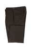 Tiglio Luxe Brown Semi-Wide Leg Wool Marbella Dress Pants TIG1003