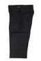 Tiglio Luxe Black with Light Blue Windowpane Semi-Wide Leg Wool Marbella Dress Pants TL5103