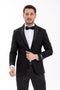 Mens Glitter Sequin Flashy in Color "Black" Tuxedo Dinner Jacket Blazer Sportcoat