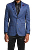 (S) Slim Fit Blue Blazer