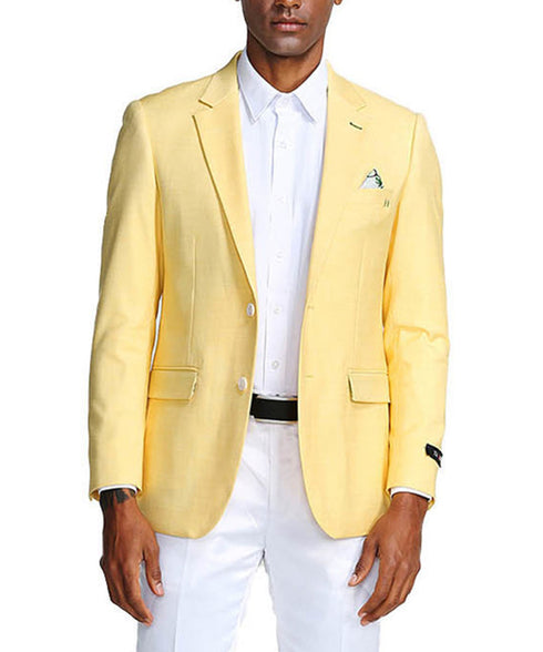 Lemon Slim Fit 2 Button Blazer