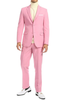 Mens Easter Suit - Jacket and Pants in Summer Color pink Modern Fit Light Weight