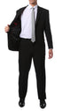 PL1969 Men's Black 2-Piece Suit — Big & Tall Fit, Sizes 38-72 (Short, Regular & Long)