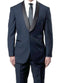 Navy Slim Fit 2 Piece Tuxedo With Satin Shawl Lapel
