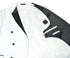 White Double Breasted Tuxedo with Shawl Lapel