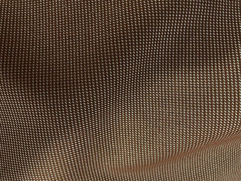 Birdseye Pattern Modern Fit 3 Piece Khaki Suit with Contrast Trim