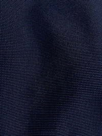 (42L Blazer) Birdseye Pattern Modern Fit Navy Blazer with Contrast Trim