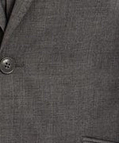 Dark Grey 3-piece Wool Suit with Vest
