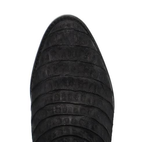 Dan Post Men’s Makara Genuine Caiman Black 13” Medium Round Toe Leather Boot