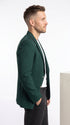 Neil Allyn Career Basics Men’s Hunter Green Blazer, Classic 2 Button Formal Sport Coat for Weddings, Church and Business Events