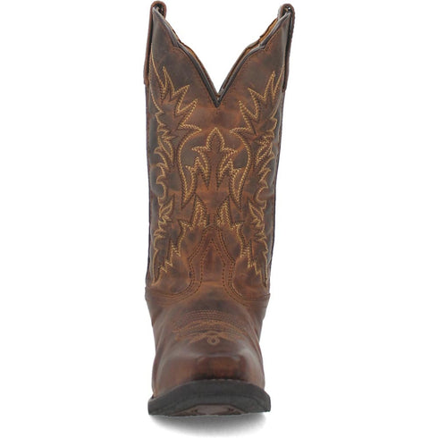 Laredo Malinda Tan Leather Round Toe Women Boots