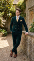 Men’s Rossi Man Zeus Emerald Green Velvet Double Breasted Tuxedo Suit, Formal Wedding Prom Dinner Suit