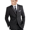 Mantoni Black Wool 2-button 2-Piece Tuxedo