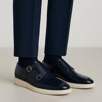 Belvedere Marcio Navy Alligator Luxury Shoe