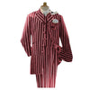 Maroon White Alberto Nardoni Poly Poplin Suit