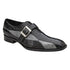 Belvedere Marte Black & Gray Alligator Leather Oxford