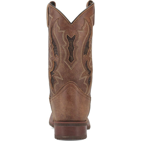 Laredo Martie Tan Broad Square Toe Boots for Men