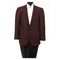 Men's Slim Fit Fashion Jacket Burgundy Wine Maroon Color