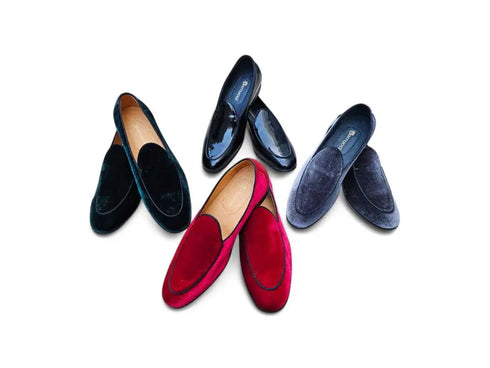 Men's Velvet Prom Shoe