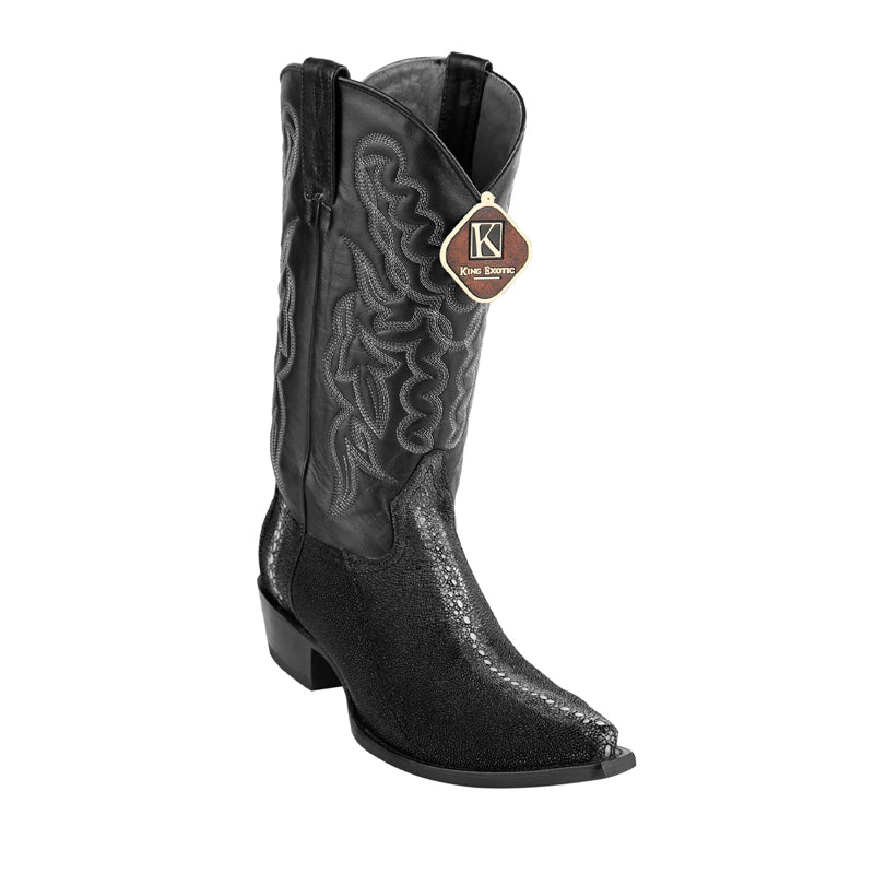 Men's King Exotic Snip Toe Rage Leather Boots Handmade Walnut (4949940) main image 1