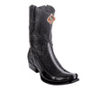 Men's King Exotic Stingray Boots Full Rowstone Dubai Toe Handmade Black (479BF1105)