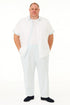 Men’s Sky Blue Two-Piece Short Sleeve Shirt and Pants Set – Casual Summer Outfit
