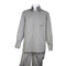 Men's 2 piece Sets Long Sleeve walking suit in Bold charcoal pinstripe