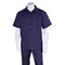 Men's 2 piece Sets Summer Walking Suit in Navy