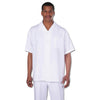Men's 2 piece Sets Summer Walking Suit in Solid White