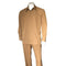 Men's 2 piece Sets french front Walking Suit in light brown