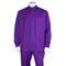 Men's 2 piece Sets long sleeve mandarin collar casual set in purple