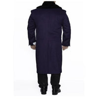 Men's Big And Tall Overcoat Long Men's Dress Topcoat - Winter Coat Purple Overcoat