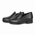 Men’s Black Genuine Crocodile and Calfskin Leather Slip-On Dress Shoes